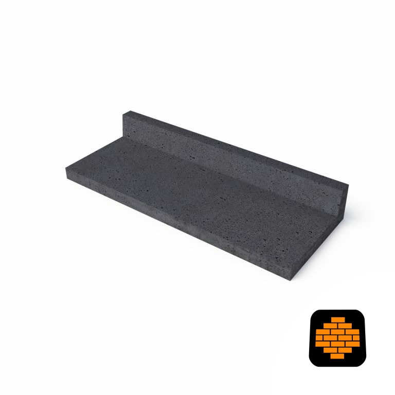 Schellevis Traptreden 100x40x15 L-Model Antraciet=V