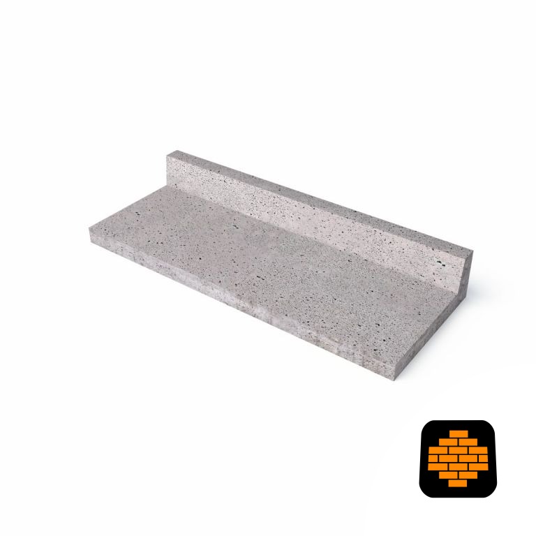 Schellevis Traptreden 100x40x15 L-Model Grijs